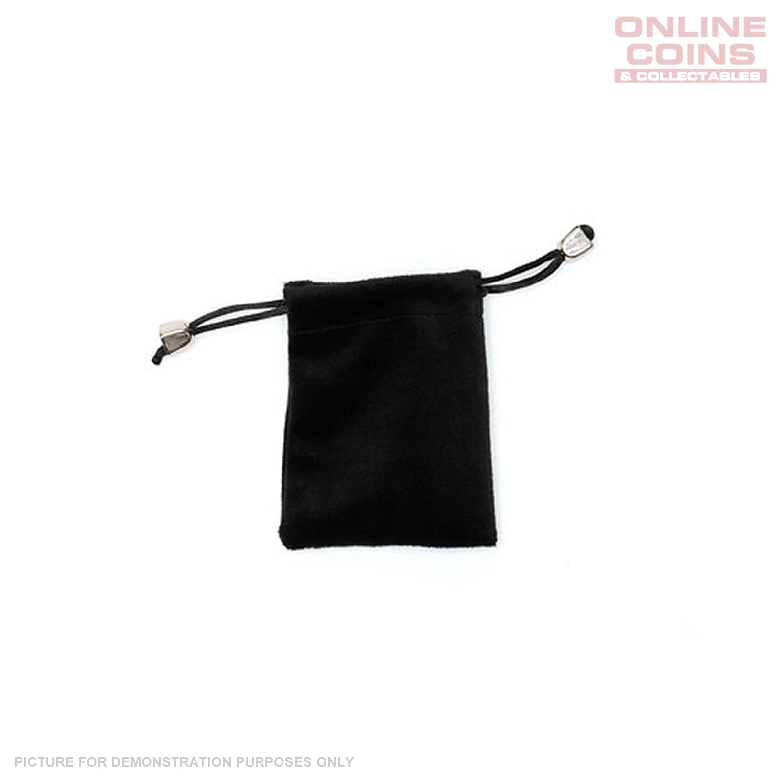 Lighthouse Velour Coin Pouch Small - Black